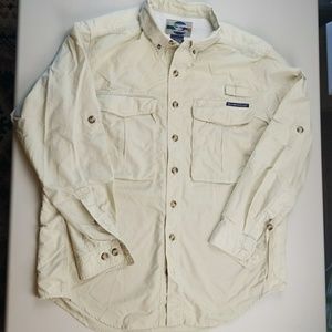 Men's vented shirt.  B